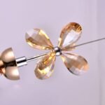 Blue City Decor Florentia Crystal Petal Chandelier in Luxe Finish - Image 7