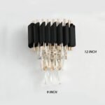 Blue City Decor Noctra Luxe Black Wall Light - Image 6