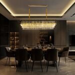 Blue City Decor Black Mamba Oval Crystal Chandelier - Image 16