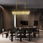 Blue City Decor Black Mamba Oval Crystal Chandelier - Image 11