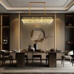 Blue City Decor Black Mamba Oval Crystal Chandelier - Image 5