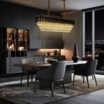 Blue City Decor Black Mamba Oval Crystal Chandelier - Image 17