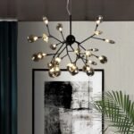 Blue City Decor Blazera Halo Round Chandelier - Image 9