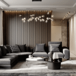 Blue City Decor Pyra Modern Linear Chandelier for Dining Spaces - Image 19