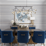 Blue City Decor Pyra Modern Linear Chandelier for Dining Spaces - Image 16