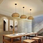 Blue City Decor Bambora Dome Weave Hanging Light - Image 3