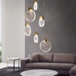 Blue City Decor Aurielle Crystal Luxe LED Pendant Light - Image 5