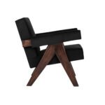 Blue City Decor Black Lounge One Seater Lounge Sofa - Image 2