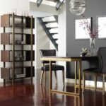 Blue City Decor Luxe Saddle Black Leather Dining Chair (Set Of 2) - Image 2