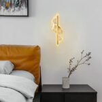 Blue City Decor Vortexa Modern Swirl Wall Light - Image 6