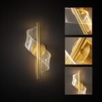 Blue City Decor Vortexa Modern Swirl Wall Light - Image 9