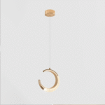 Blue City Decor Moon Crescent Glow Pendant Light - Image 10
