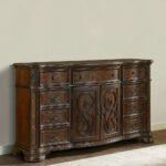 Blue City Decor Nobility Premium Solid Wood Chest of Drawers with 9 Drawers