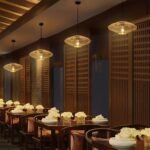 Blue City Decor Bambora Ripple Saucer Hanging Light - Image 5