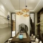 Blue City Decor Bambora Ripple Saucer Hanging Light - Image 2