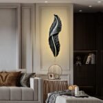 Blue City Decor Alvora Feather Glow Wall Light - Image 11