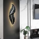 Blue City Decor Alvora Feather Glow Wall Light - Image 13
