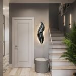 Blue City Decor Alvora Feather Glow Wall Light - Image 2