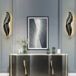 Blue City Decor Alvora Feather Glow Wall Light - Image 9