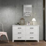 Blue City Decor Spandan Solid Wood Chest of Drawers in White