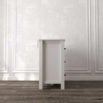 Blue City Decor Spandan Solid Wood Chest of Drawers in White - Image 4