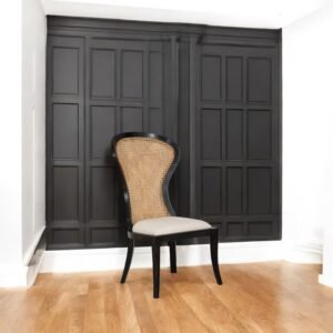 Buy Blue City Decor Noir Adrina Side Chair | Dining Chair | Wooden Dining Chair | Dining Room Furniture | Wooden Furniture | Solid Wood Furniture | Blue City Decor