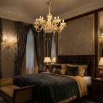 Blue City Decor Aurelia Amber Crystal Chandelier in Radiant Finish - Image 12