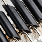 Blue City Decor Black Mamba Oval Crystal Chandelier - Image 8