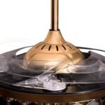 Blue City Decor Aurelia Crystal Ceiling Fan Chandelier with Remote Control - Image 10