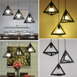 Blue City Decor Trivexa Metal Geometric Hanging Light - Image 7