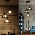 Blue City Decor Trivexa Metal Geometric Hanging Light - Image 9