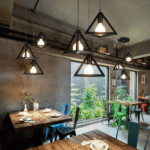 Blue City Decor Trivexa Metal Geometric Hanging Light - Image 3