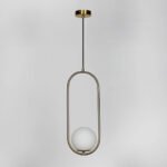 Blue City Decor Orbixa Luxe Modern Hanging Light - Image 2