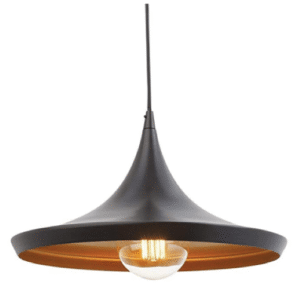 Buy Blue City Decor Tavora Metal Dish Hanging Light | Lighting | Pendant Light | Hanging Light | Decorative Lighting | Modern Lighting | Home Lighting | Interior Lighting | Luxury Lighting | Blue City Decor