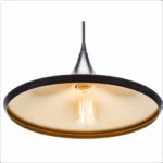 Blue City Decor Tavora Metal Dish Hanging Light - Image 3