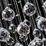 Blue City Decor Aurex Spiral Drop Crystal Chandelier for Double Height Interiors - Image 7