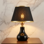 K2 Lights Noir Luxe Black Gold Table Lamp - Image 3