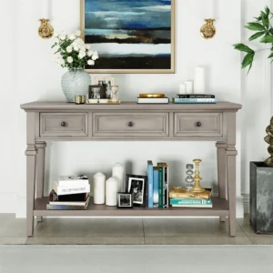 Buy Blue City Decor Classic Living Console Table | Console Table | Wooden Console Table | Living Room Furniture | Solid Wood Furniture | Blue City Furniture