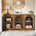 Buy Blue City Decor Grand Arch Storage Console Table | Console Table | Wooden Console Table | Crockery Unit | Display Unit | Living Room Furniture | Solid Wood Furniture | Blue City Furniture
