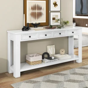 Buy Blue City Decor Veltrano Wooden Console Table | Console Table | Wooden Console Table | Living Room Furniture | Solid Wood Furniture | Blue City Furniture
