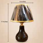 K2 Lights Noir Luxe Black Gold Table Lamp - Image 5