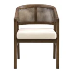 Blue City Decor Solenne Cane Accent Dining Chair Set - Image 3