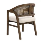 Blue City Decor Solenne Cane Accent Dining Chair Set - Image 7