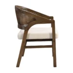 Blue City Decor Solenne Cane Accent Dining Chair Set - Image 6