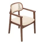 Blue City Decor Caldrisse Cane Back Dining Chair Set - Image 2