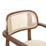 Blue City Decor Caldrisse Cane Back Dining Chair Set - Image 7
