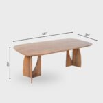 Blue City Decor Osterro Wooden Dining Set - Image 5