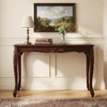 Buy Blue City Decor Valmere Heritage Wooden Console Table | Console Table | Wooden Console Table | Living Room Furniture | Solid Wood Furniture | Blue City Furniture
