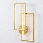 K2 Lights Modern Gold Geometric LED Wall Light - Image 2