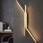 Buy K2 Lights Modern Linear Gold LED Wall Light | Wall Light | Wall Lamp | Home Lighting | Interior Lighting | Luxury Lighting